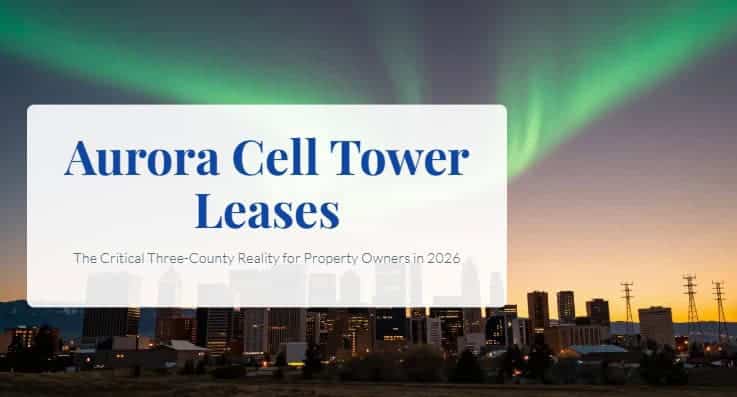 aurora co three county cell tower leases what property owners must know 