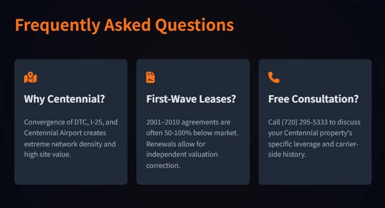 best cell tower lease consultants centennial