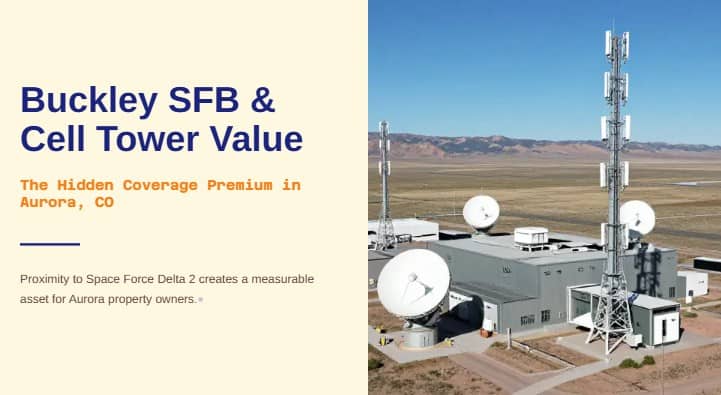buckley space force base cell tower lease aurora co 
