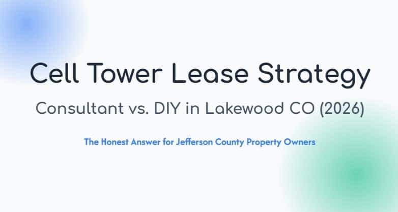 cell tower lease consultant vs diy lakewood co