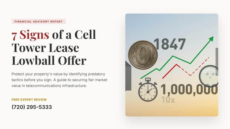 cell tower lease lowball 7 signs