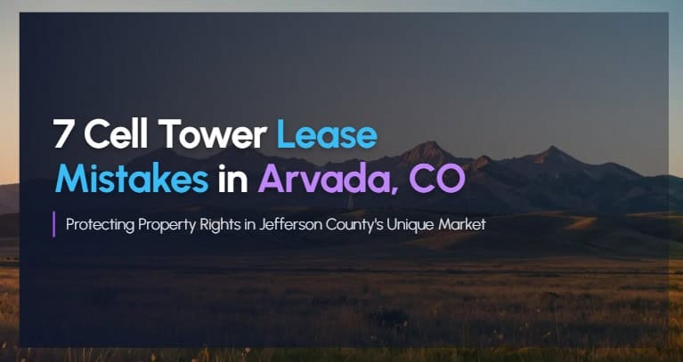 cell tower lease mistakes arvada co 