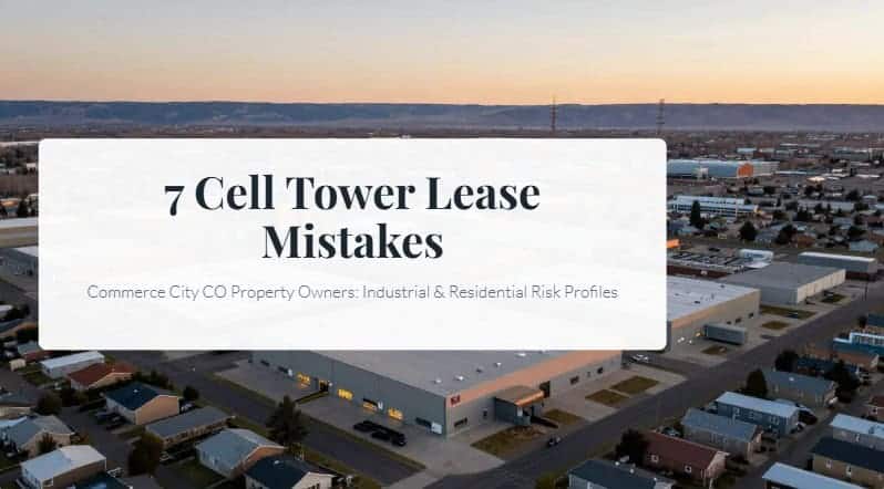 cell tower lease mistakes commerce city co
