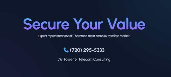 cell tower lease negotiation thornton
