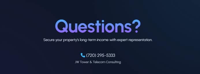 cell tower lease negotiation wheat ridge