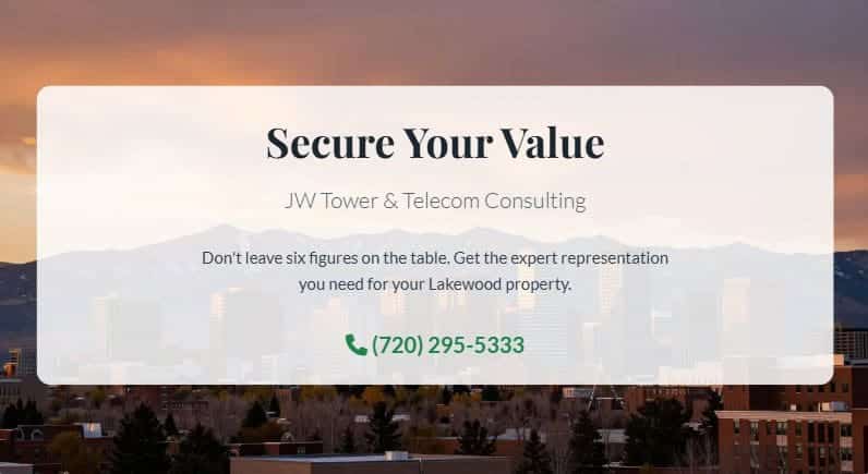 cell tower lease offer lakewood what to do