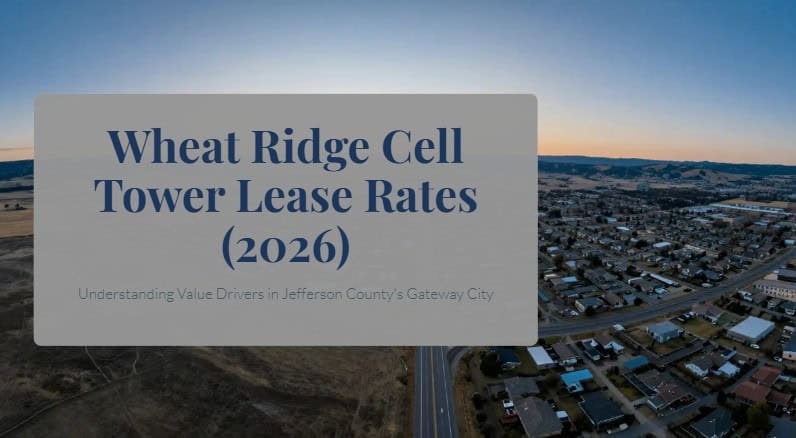 cell tower lease rates wheat ridge co 