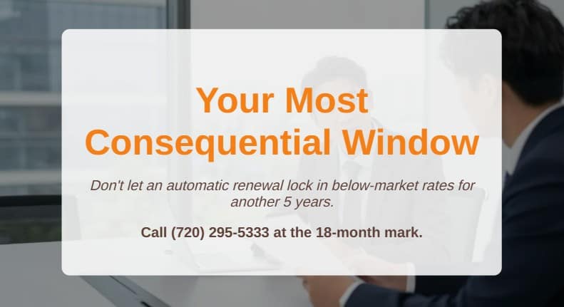 cell tower lease renewal checklist centennial