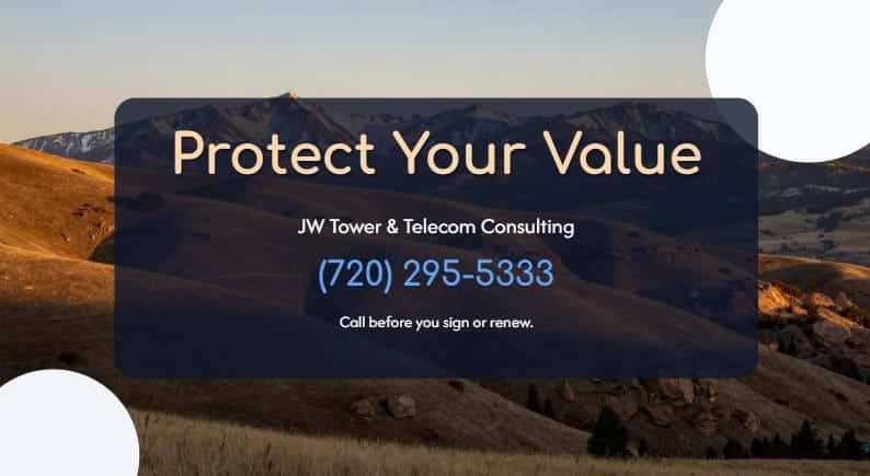 ell tower lease mistakes wheat ridge