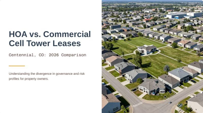 hoa vs commercial cell tower lease centennial co