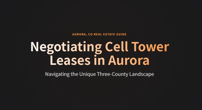 how to negotiate a cell tower lease in aurora co