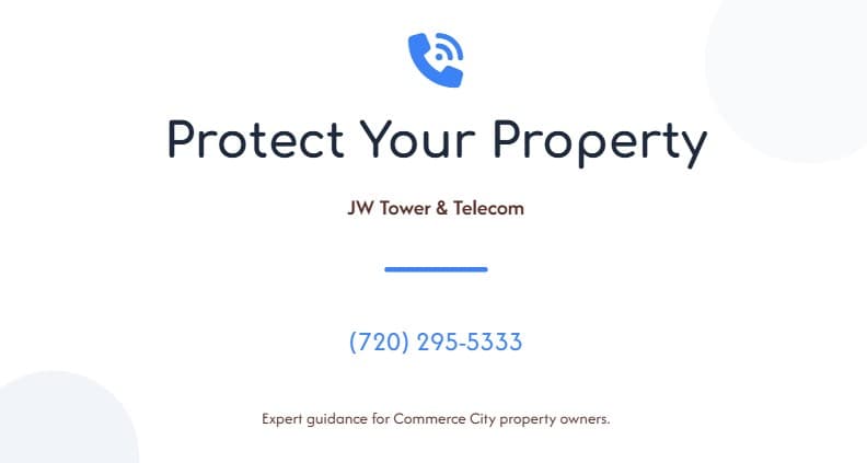 industrial vs residential cell tower lease commerce city