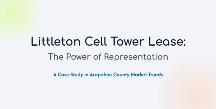 Littleton co cell tower lease case study
